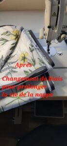 nappe réparée