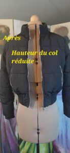 Blouson col réduit